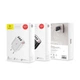 Сетевое зарядное устройство Baseus Mirror Lake Intelligent Digital Display 3USB Travel Charger 3.4A White - изображение 2