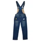 Комбінезон джинс для дівчинки Gallant Jeans M08S 122 см Синій - зображення 3