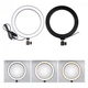 Кольцевая LED лампа UKC SL300 + штатив 1 м, крепление для телефона - изображение 4