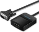 Перехідник Vention VGA-HDMI, 0.2 м зі звуком та живленням (ACNBB) (43387992) - зображення 2