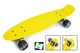 Скейт Penny Board 22" Жовтий на LED колесах - зображення 2