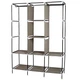 Складной тканевый шкаф для одежды HCX AG Storage Wardrobe 88130 на 3 секции Purple - изображение 5