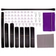 Складной тканевый шкаф для одежды HCX AG Storage Wardrobe 88130 на 3 секции Purple - изображение 9