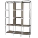 Складной тканевый шкаф для одежды HCX AG Storage Wardrobe 88130 на 3 секции Cyan - изображение 5