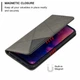 Чехол-книжка с кармашками UniCase Geometric Pattern для Xiaomi Redmi Note 7 / Note 7 Pro - Grey - изображение 3
