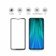 Захисне скло MOCOLO Full Glue Cover для Xiaomi Redmi Note 8 Pro - Black - зображення 3