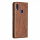 Чохол-книжка з кишеньками UniCase Geometric Pattern для Xiaomi Redmi Note 7 / Note 7 Pro - Coffee - зображення 8