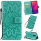 Чохол-книжка UniCase SunFlower Pattern для Xiaomi Mi 9T / Mi 9 Pro / Redmi K20 / Redmi K20 Pro - Cyan - зображення 2