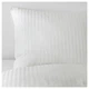 Комплект постельного белья IKEA (ИКЕА) NATTJASMIN 150х200см белый (003.371.77) - изображение 2