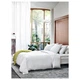 Комплект постельного белья IKEA (ИКЕА) NATTJASMIN 150х200см белый (003.371.77) - изображение 7