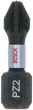 Бита Bosch Impact Control PZ2 TicTac 25 мм 25 шт (2607002804) - изображение 1