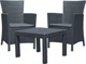 Набір меблів, Rosario balcony set, графіт - прохолодний сірий - зображення 1