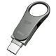 USB флеш накопитель Silicon Power 64GB Mobile C80 Silver USB 3.2 (SP064GBUC3C80V1S) - изображение 2