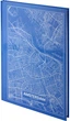 Книга канцелярская Axent Maps Amsterdam А4 в твердой обложке 96 листов в клетку Голубая (8422-507-A) - изображение 3