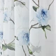 Тюль лён-муар с цветочным рисунком Adagio Windows Decor L012 Голубая - изображение 1