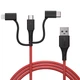 Кабель BlitzWolf 3 в 1 USB+Type-C BW-MT 4 1м - изображение 4