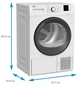 Сушильная машина Beko DF7412PA - изображение 5