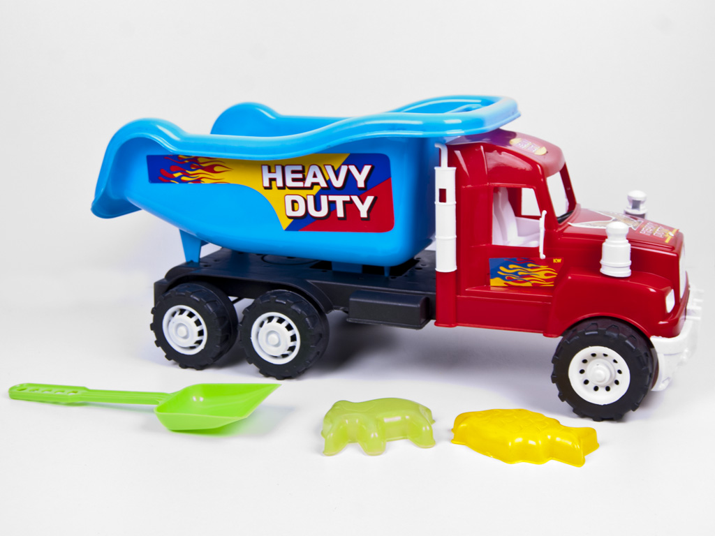 

Машина самосвал Heavy Duty с песочным набором Kinderway (KW-15-001-110) (21999)