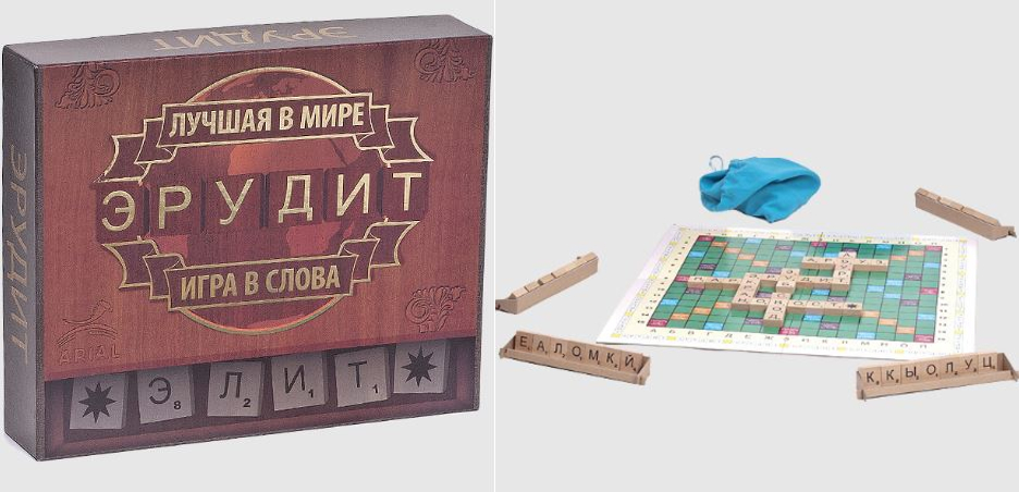 

Настольная игра Эрудит-элит рус Arial (20447) (55394)