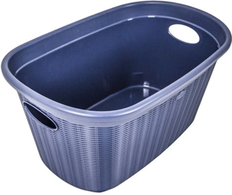 

Корзина бельевая Stefanplast Elegance 35 л Синее