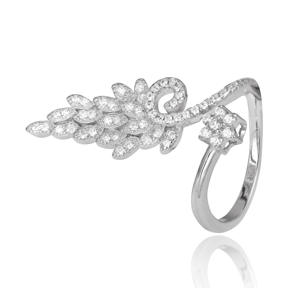 

Серебряное кольцо Silvex925 16.5 мм с фианитом (вес 3.3 г) модели К2Ф/821-16,5