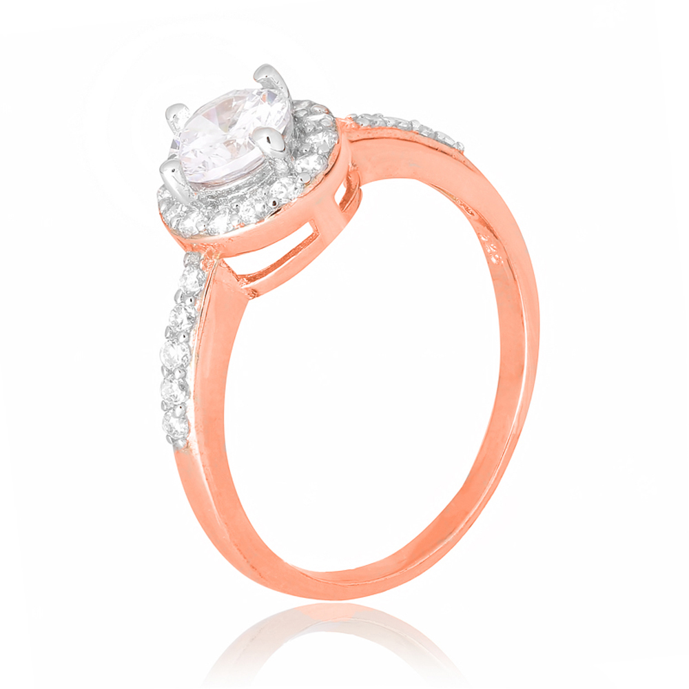 

Серебряное кольцо Silvex925 15.9 мм с фианитом (вес 2.6 г) модели КК3Ф/437-В