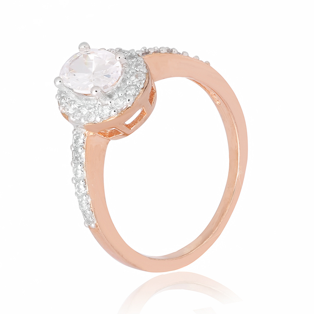 

Серебряное кольцо Silvex925 16.2 мм с фианитом (вес 2.8 г) модели КК3Ф/376-Г