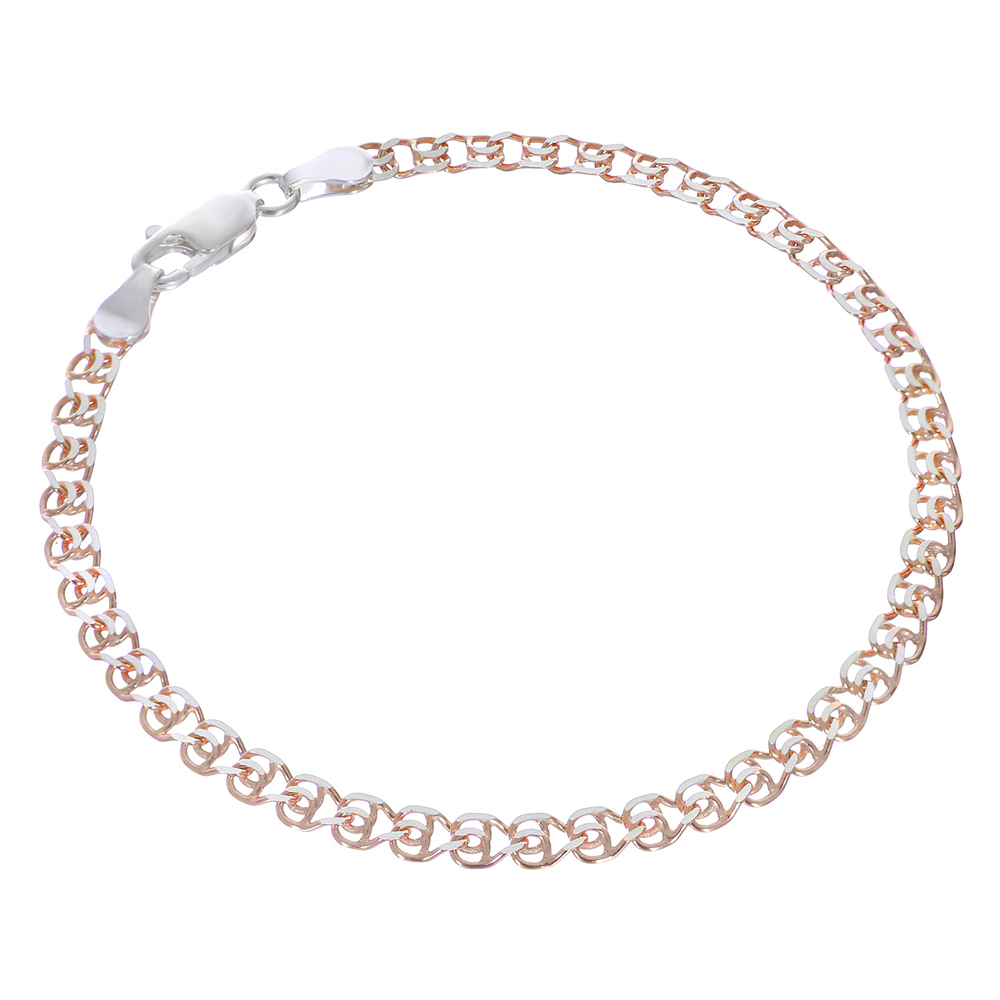 

Серебряный браслет Silvex925 17 см (вес 1.2 г) модели 841А 4/19
