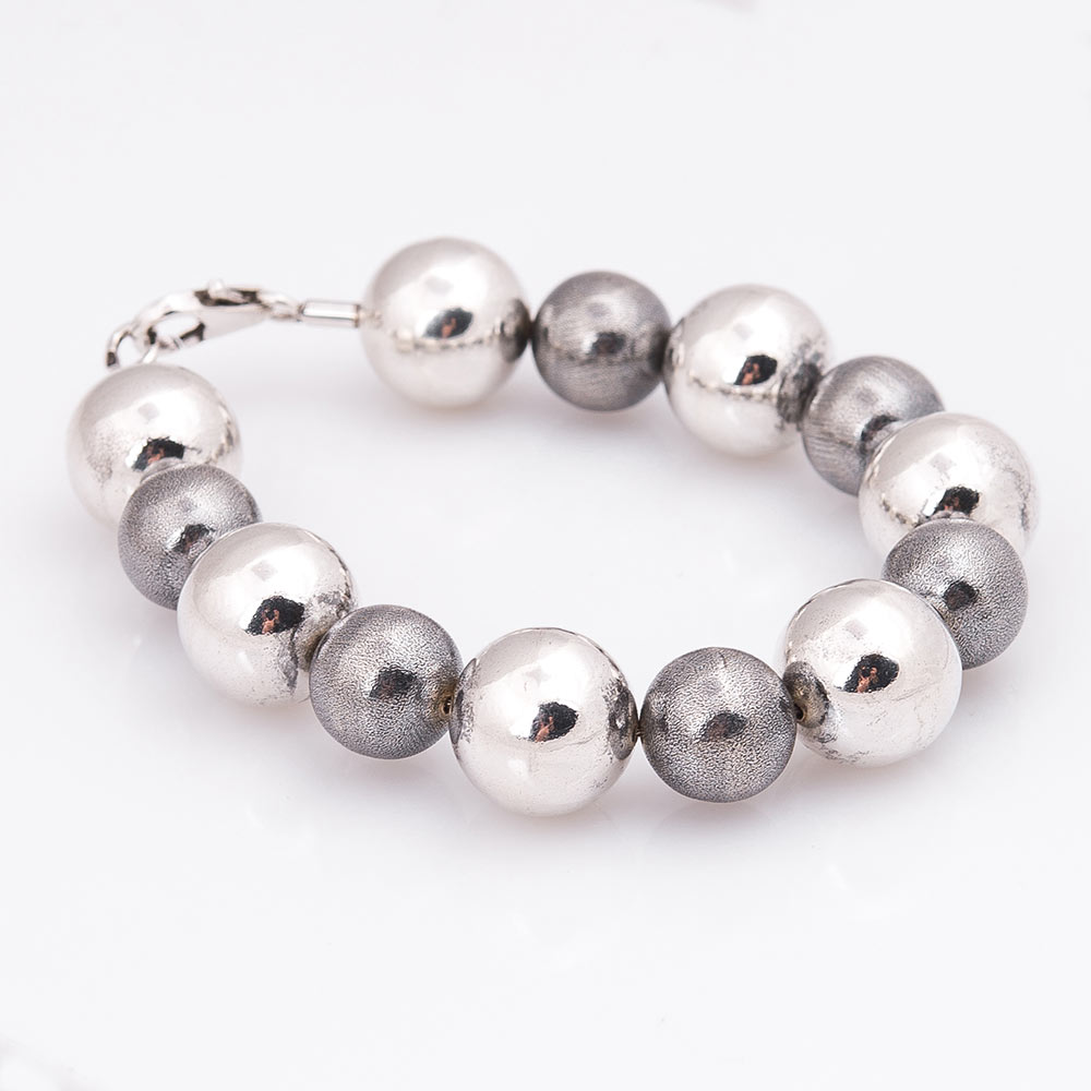 

Серебряный браслет S-ONIKS с шариками 21 см (46.62 г) модели 14162-46,62-21