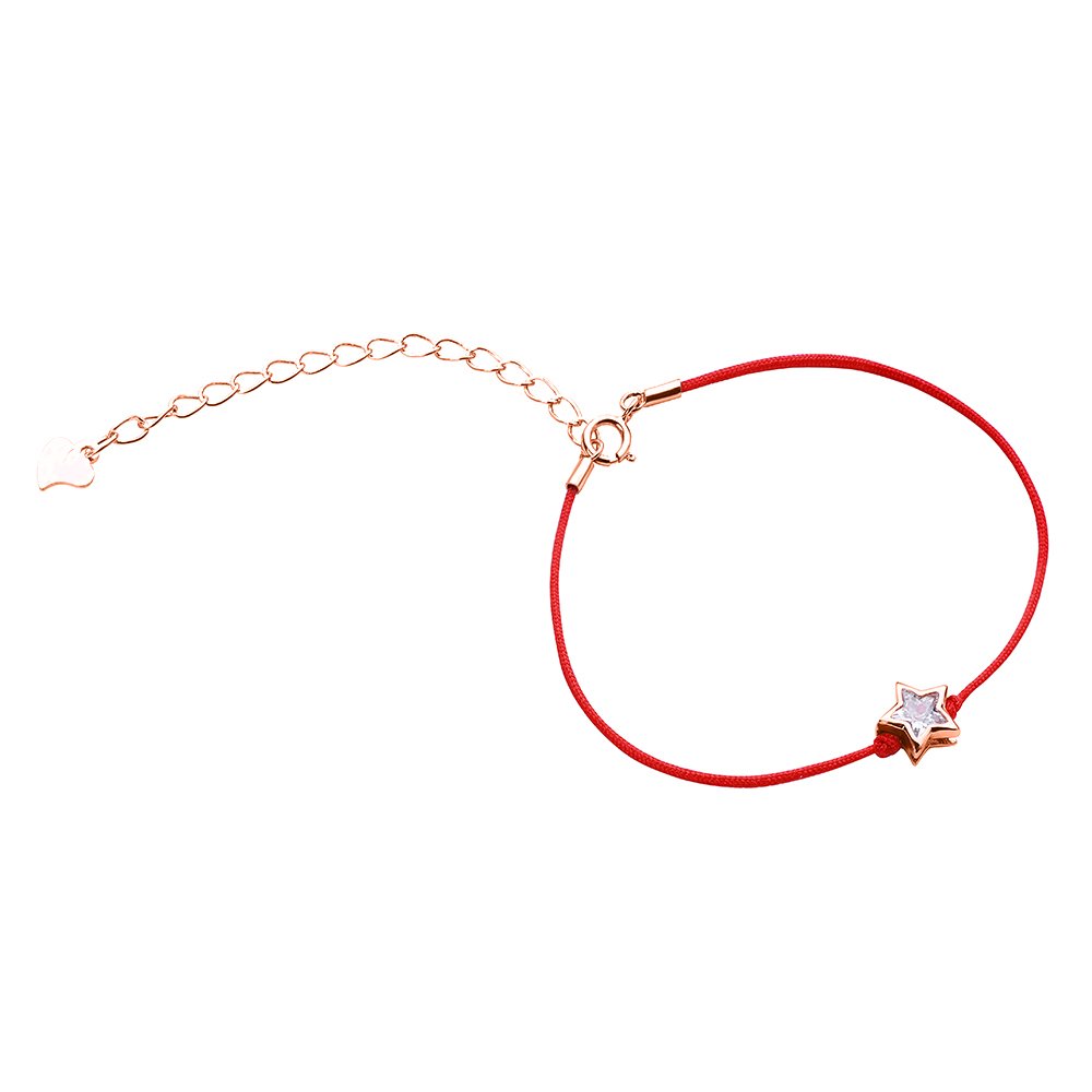 

Серебряный браслет (красная нить) Silvex925 16+5 ±2 см с фианитом (вес 1.1 г) модели Б3КФ/905