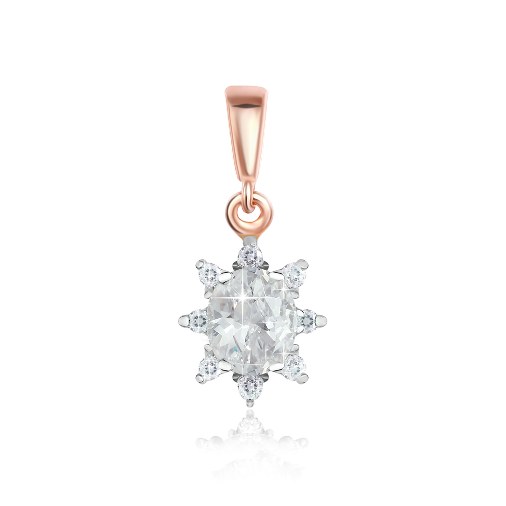 

Серебряный подвес Silvex925 с фианитом (вес 1.4 г) модели П3Ф/016
