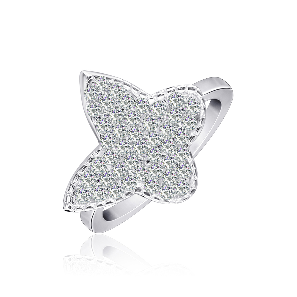 

Серебряное кольцо Silvex925 16.5 мм с фианитом (вес 2.7 г) модели КК2Ф/1006-Д