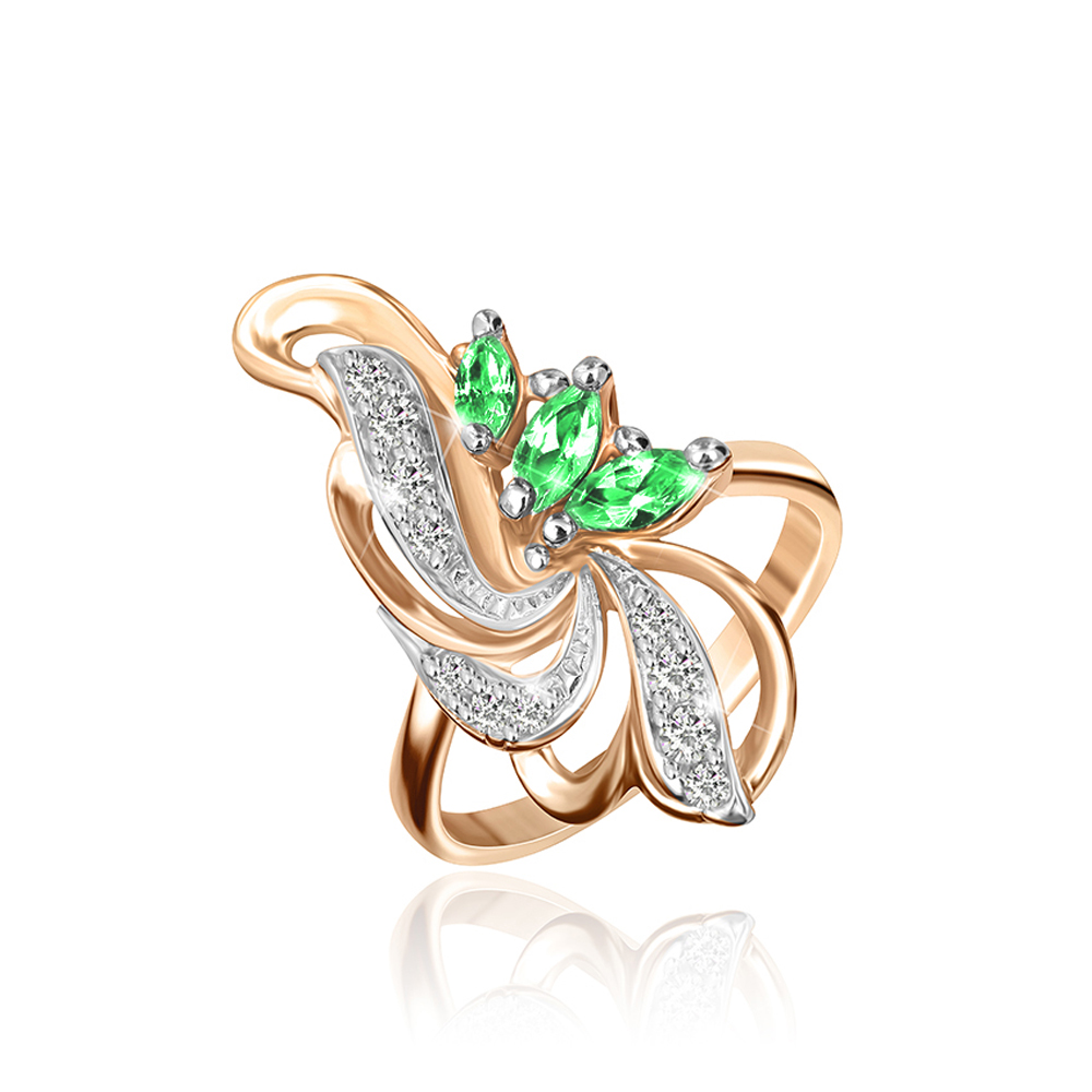 

Серебряное кольцо Silvex925 19.7 мм с фианитом (вес 3.4 г) модели КК3ФИ/006-П