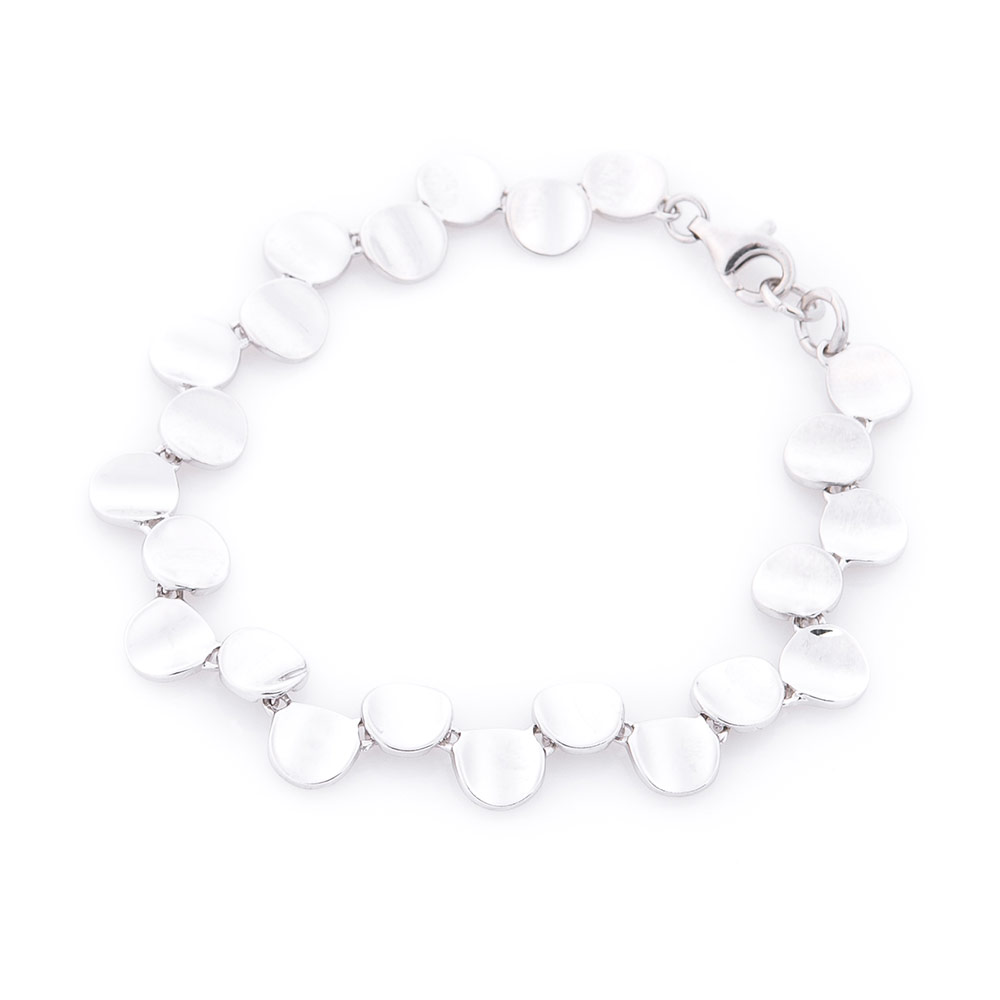 

Серебряный браслет S-ONIKS с кружочками 18 см (14.3 г) модели 141332-14,3-18