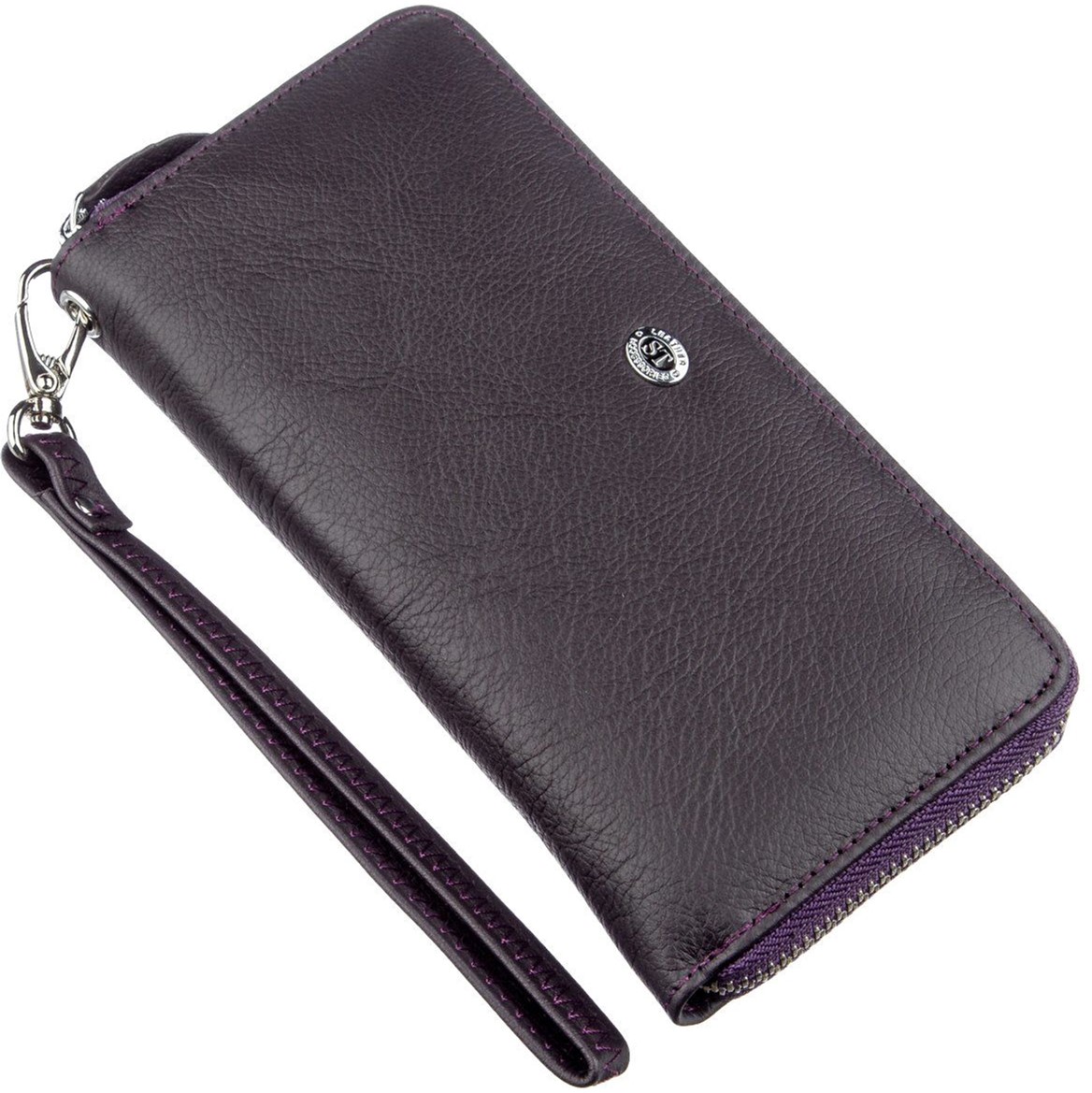

Женский кошелек кожаный ST Leather Accessories 18932 Фиолетовый