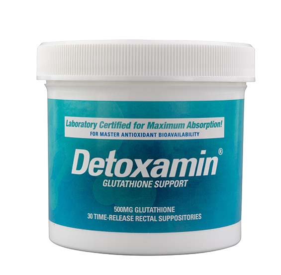 

Свечи Detoxamin Glutathione Support 500 MG 500 мг 30 шт