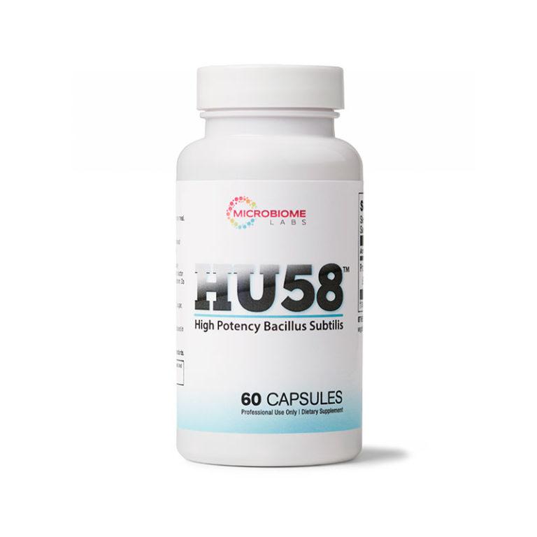 

БАД с высокой эффективностью Microbiome Labs HU58 Bacillus Subtilis 60 капсул
