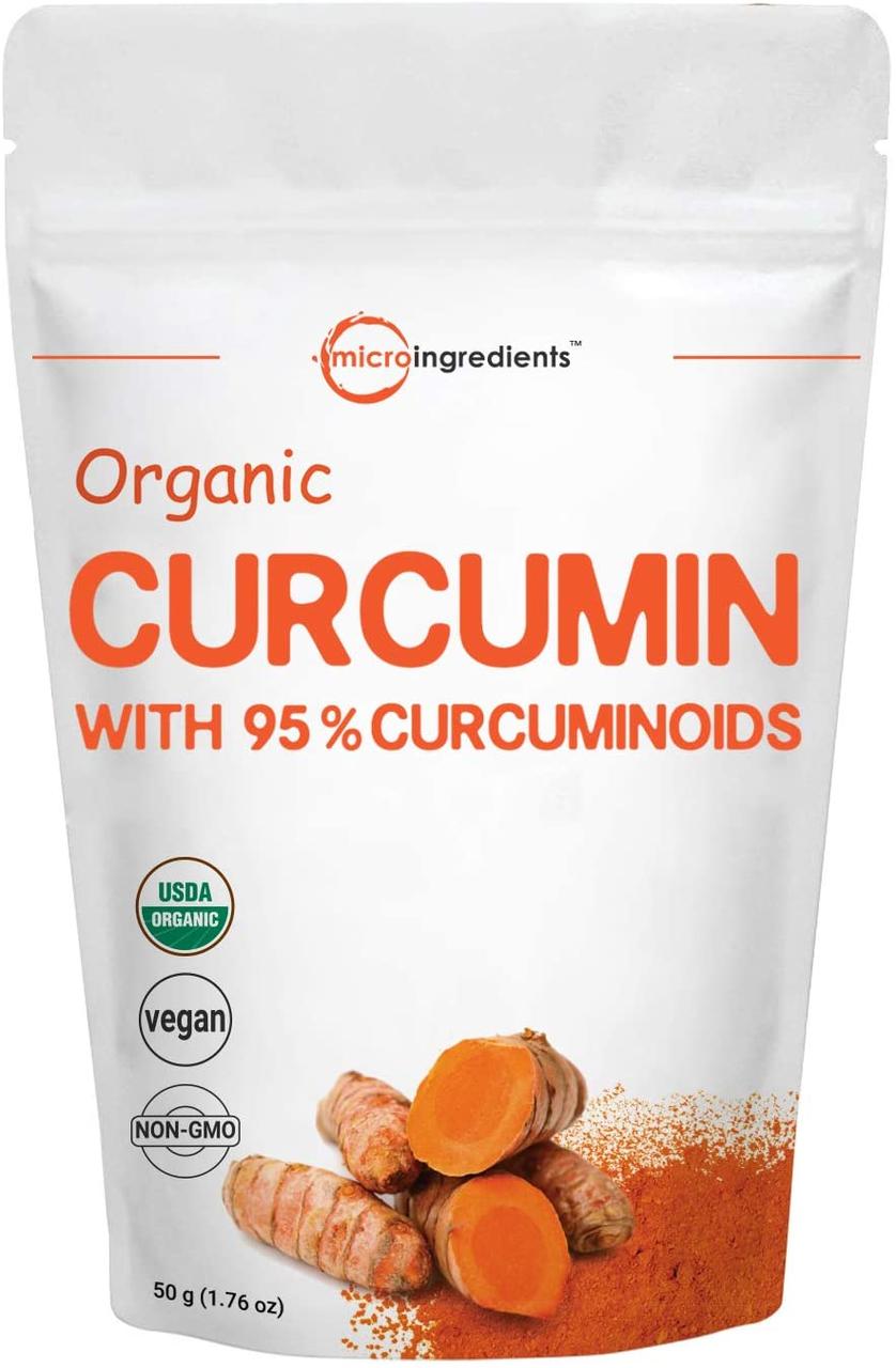 

БАД Органический порошок куркумы Microingredients Organic Pure Curcumin 50 г