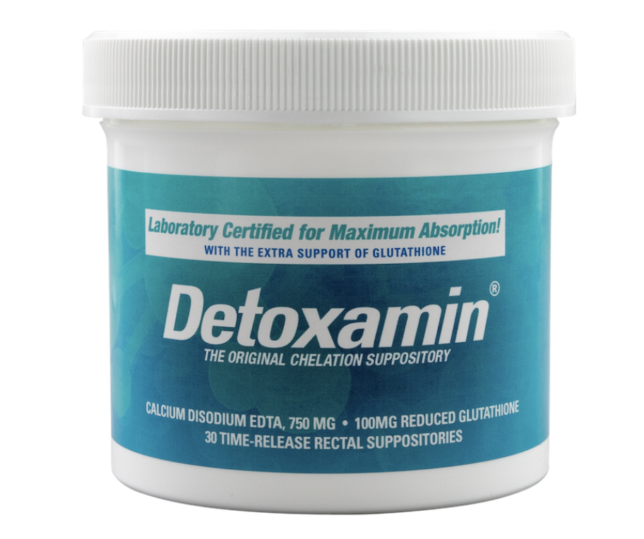 

Детоксамин свечи ЕДТА с глутатионом Detoxamin EDTA glutathione support 750 MG 30 шт