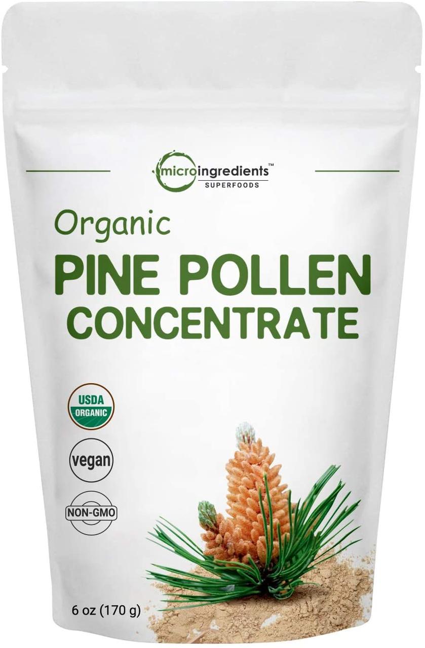 

Органический порошок сосновой пыльцы Microingredients Pine Pollen Powder 170 г