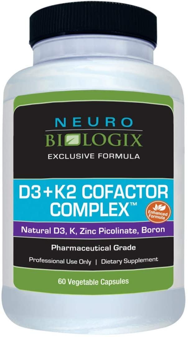 

Витамины Neurobiologix Vitamin D3 + K2 Cofactor Complex 60 капсул