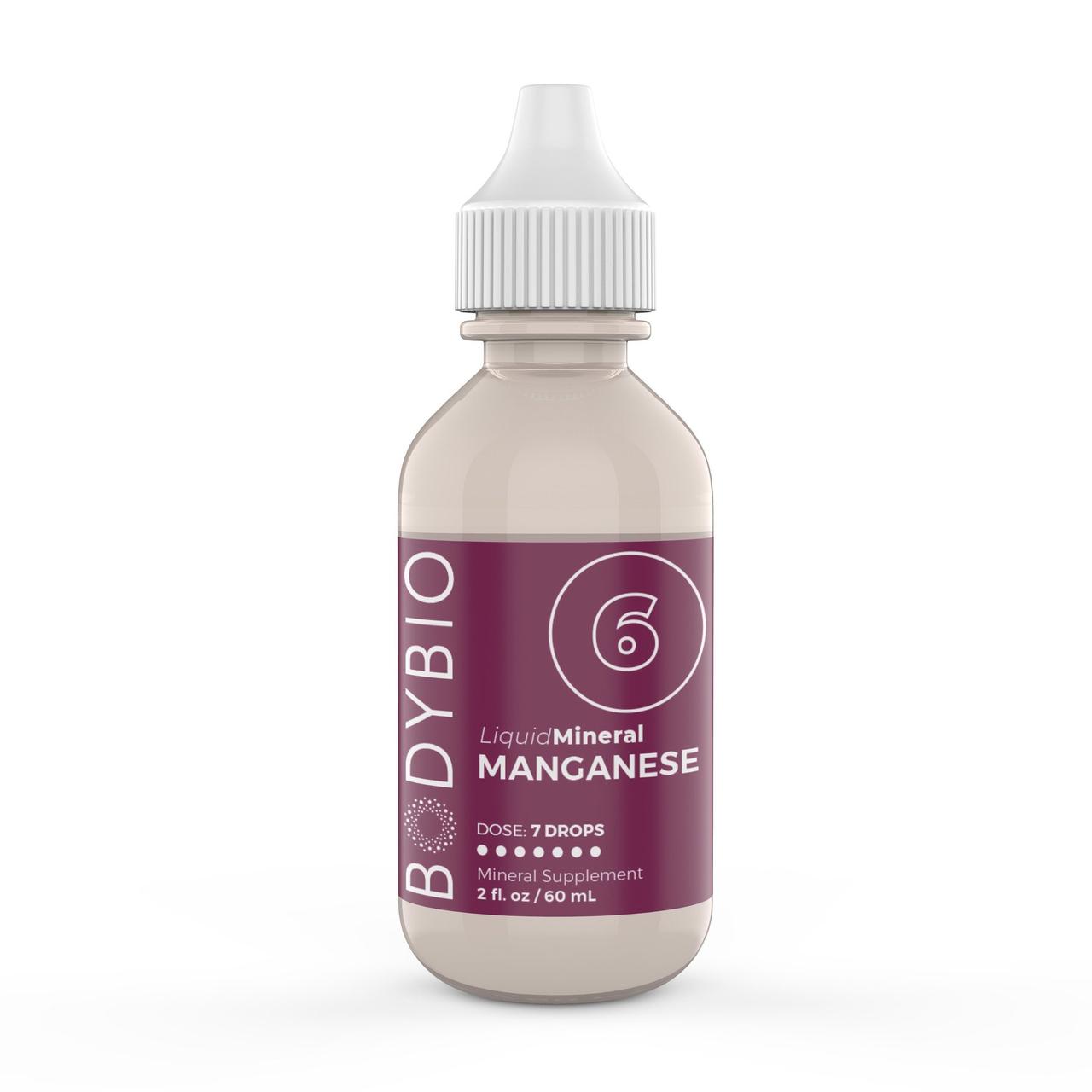 

Марганец жидкий минерал BodyBio Manganese Liquid Mineral 60 мл