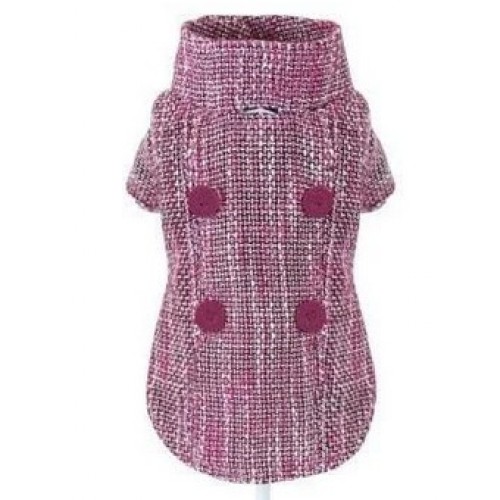 

Пальто для собак Croci Pinky Tweed Розовое 35 см