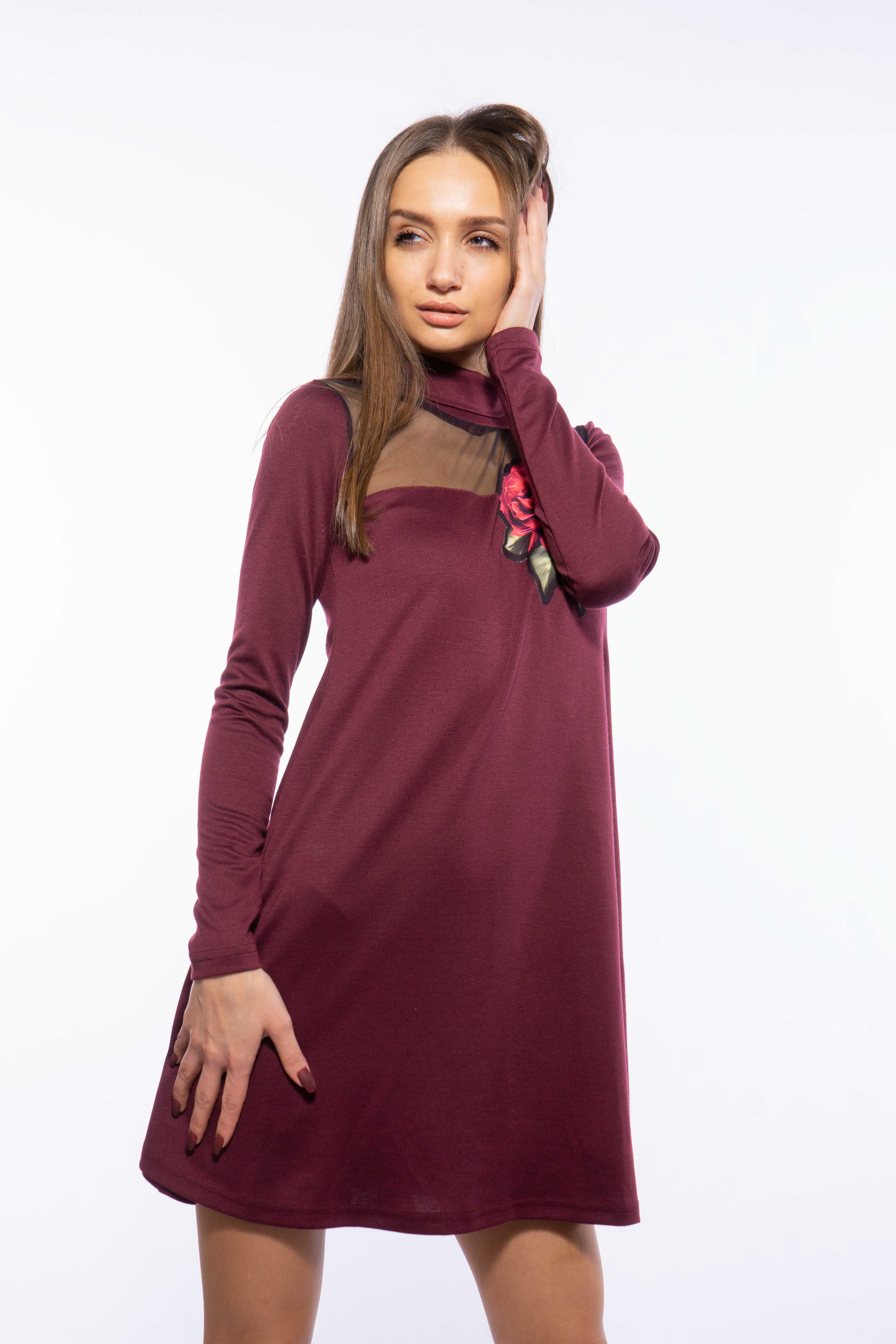 

Платье женское Time of Style 120P125 S Бордо