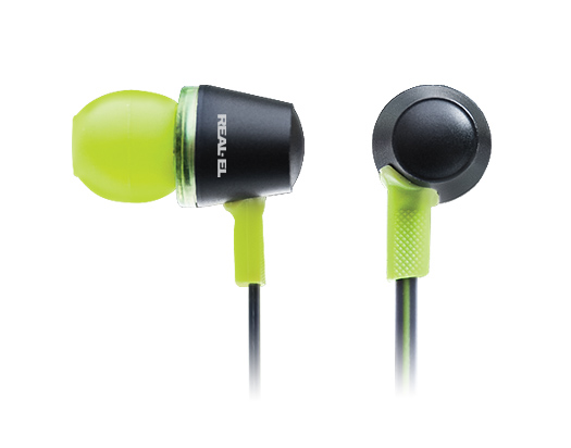 

Наушники-вкладыши REAL-EL Z-1100 Black-Green (12539)