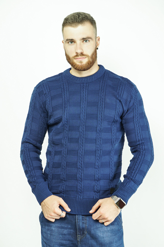 

Джемпер фактурный Time of Style 85F327 L Синий