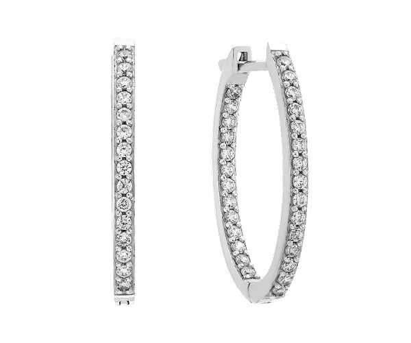

Серьги серебряные дорожка с фианитами 2267/1р-CZ