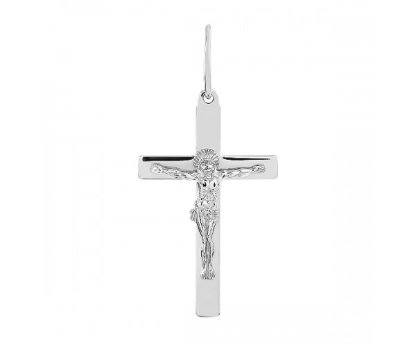 

Кулон серебряный крестик Розпятие Христово 3115-Р