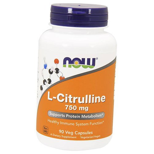 

Цитруллин, L-Citrulline 750, Now Foods 90вегкапс (27128005)