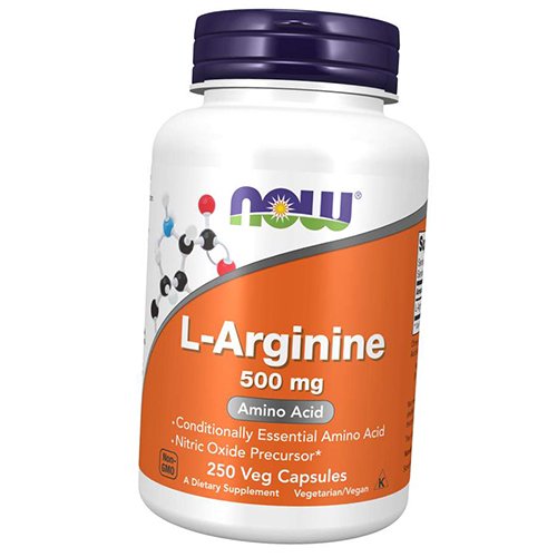 

Аргинин для сосудов, Arginine 500, Now Foods 250вегкапс (27128007)